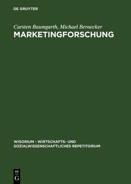 Produktbild: Marketingforschung