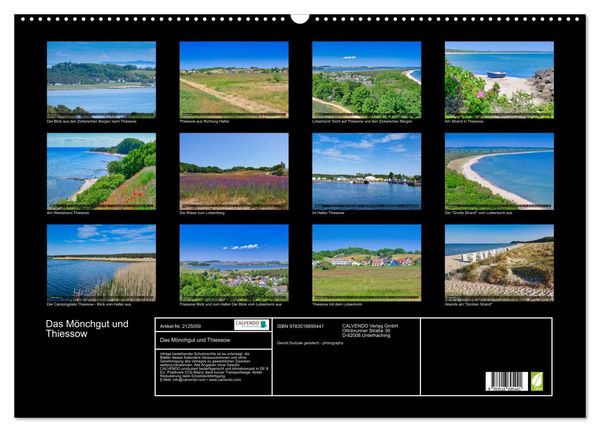 Produktbild: Das M&ouml;nchgut und Thiessow (Wandkalender 2026 DIN A2 quer), CALVENDO Monatskalender