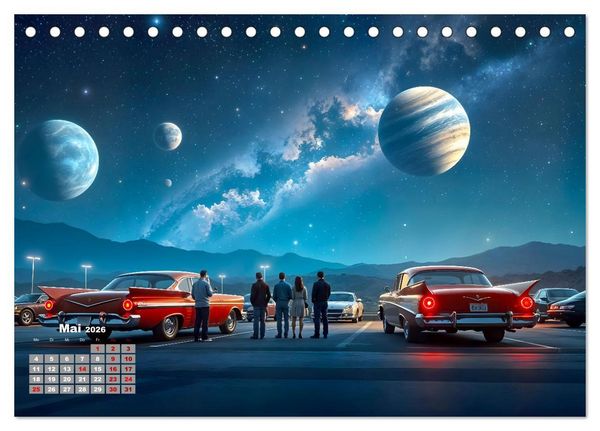 Produktbild: Sterne und Planeten im Blick (Tischkalender 2026 DIN A5 quer), CALVENDO Monatskalender