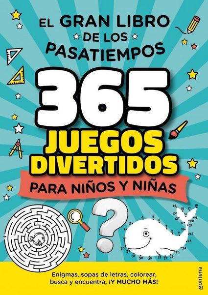Produktbild: El gran libro de los pasatiempos : 365 juegos divertidos para ni&ntilde;os y ni&ntilde;as