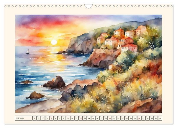 Produktbild: Facetten des Meeres (Wandkalender 2026 DIN A3 quer), CALVENDO Monatskalender