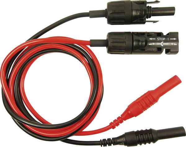 Produktbild: Cliff CIH7250 Messleitungs-Set MC-Stecker, MC-Buchse Stecker 4mm 1.00m Rot, Schwarz 1St.