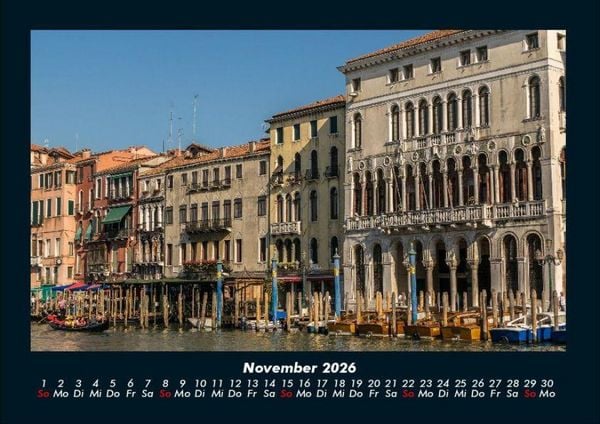Produktbild: Venedig 2026 Fotokalender DIN A4