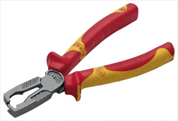 Produktbild: NWS 1451-69-VDE-180 VDE-Abisolierzange 10mm&sup2; (max) 8 bis 13mm