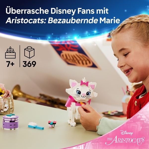 Produktbild: LEGO ǀ Disney 43286 Aristocats: Bezaubernde Marie, Spielzeug ab 7 Jahre