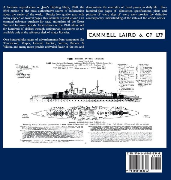 Produktbild: Jane's Fighting Ships 1920 (facsimile edition)