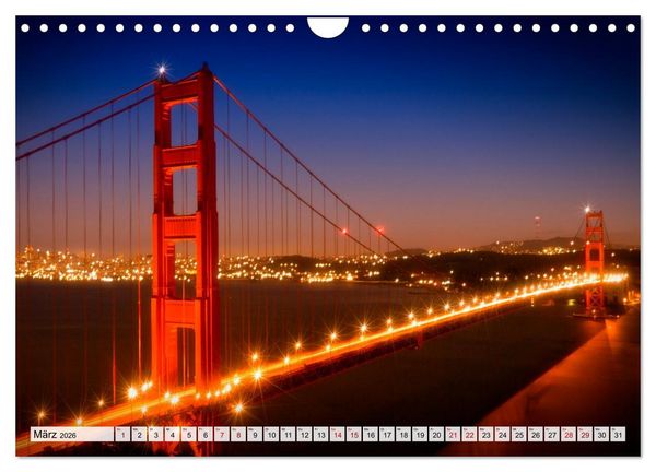 Produktbild: Faszination USA - Eine Reise durch Stadt und Natur (Wandkalender 2026 DIN A4 quer), CALVENDO Monatskalender