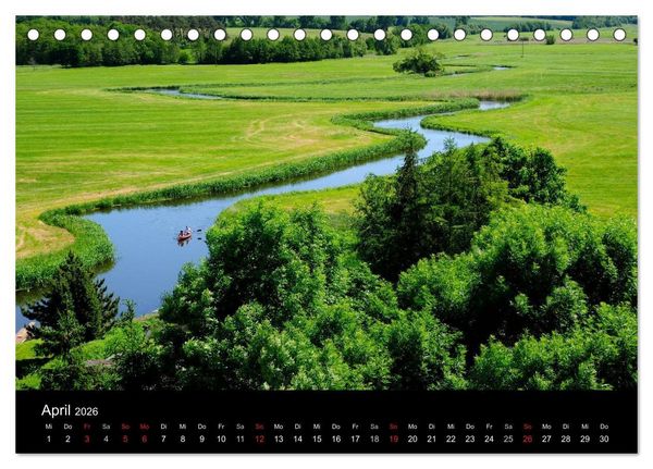Produktbild: Wasserwandern in Mecklenburg-Vorpommern (Tischkalender 2026 DIN A5 quer), CALVENDO Monatskalender