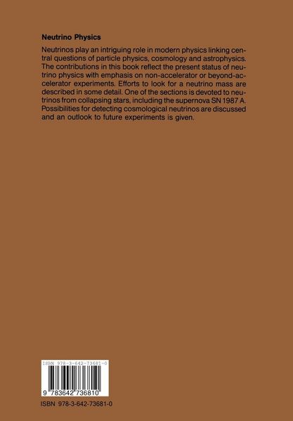 Produktbild: Neutrino Physics