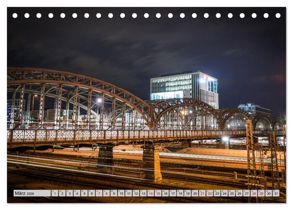 Produktbild: M&uuml;nchen - Lichter der Gro&szlig;stadt (Tischkalender 2026 DIN A5 quer), CALVENDO Monatskalender
