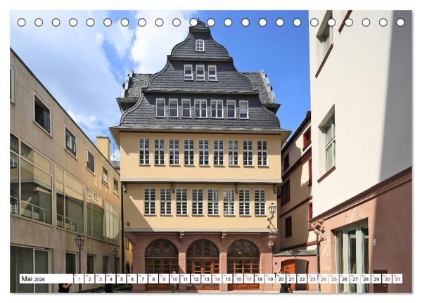 Produktbild: Frankfurt am Main die neue Altstadt vom Taxifahrer Petrus Bodenstaff (Tischkalender 2026 DIN A5 quer), CALVENDO Monatskalender