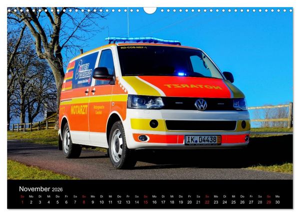 Produktbild: Einsatzfahrzeuge (Wandkalender 2026 DIN A3 quer), CALVENDO Monatskalender