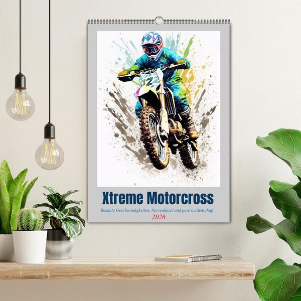 Produktbild: Xtreme Crossfire (Wandkalender 2026 DIN A2 hoch), CALVENDO Monatskalender