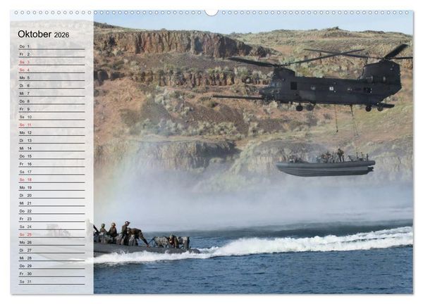 Produktbild: Streitkraft. Milit&auml;rische Impressionen (hochwertiger Premium Wandkalender 2026 DIN A2 quer), Kunstdruck in Hochglanz