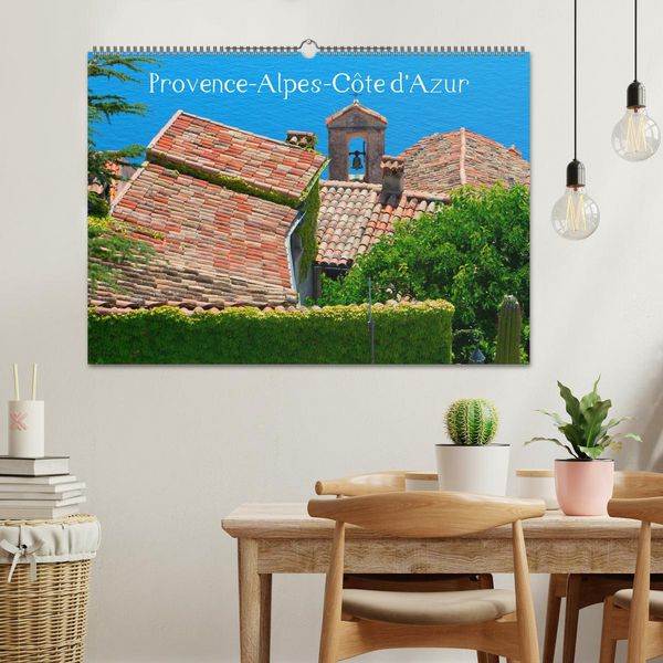 Produktbild: Provence-Alpes-C&ocirc;te d&rsquo;Azur (Wandkalender 2026 DIN A2 quer), CALVENDO Monatskalender