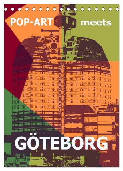 Produktbild: POP-ART meets G&ouml;teborg (Tischkalender 2026 DIN A5 hoch), CALVENDO Monatskalender