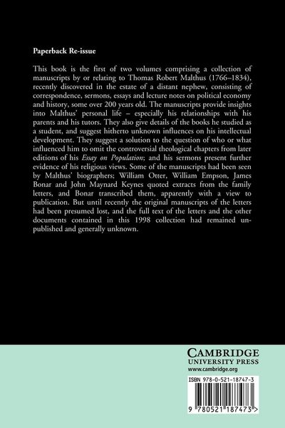 Produktbild: T. R. Malthus