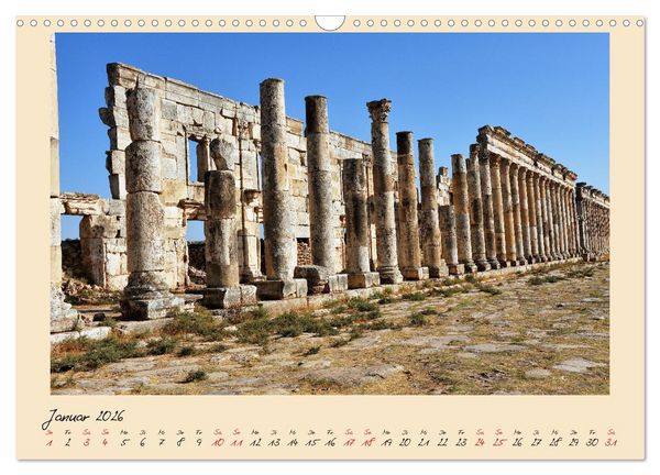 Produktbild: Syrien Erinnerungen Memories Dhikrayat (Wandkalender 2026 DIN A3 quer), CALVENDO Monatskalender