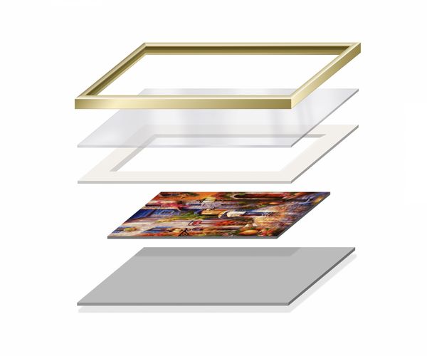 Produktbild: Passepartout 400x500 mm (500x600 mm)