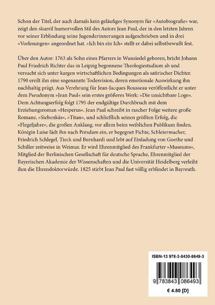 Produktbild: Selberlebensbeschreibung