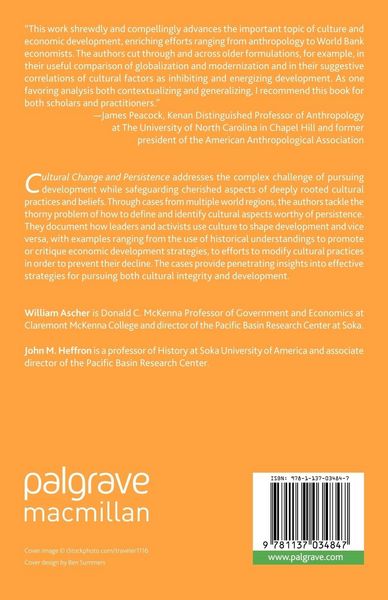 Produktbild: Cultural Change and Persistence