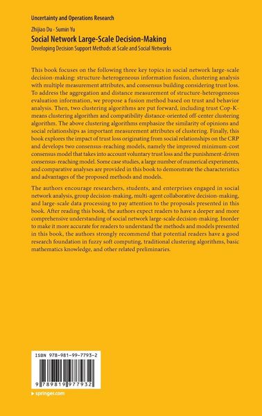 Produktbild: Social Network Large-Scale Decision-Making