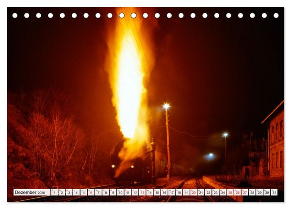 Produktbild: Reichsbahn in Color (Tischkalender 2026 DIN A5 quer), CALVENDO Monatskalender