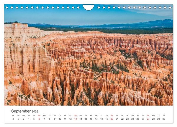 Produktbild: USA &ndash; Landschaft und Sehnsucht (Wandkalender 2026 DIN A4 quer), CALVENDO Monatskalender