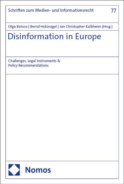 Produktbild: Disinformation in Europe