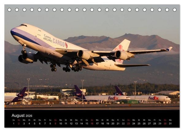 Produktbild: Faszination Fliegerei (Tischkalender 2026 DIN A5 quer), CALVENDO Monatskalender