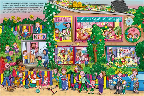 Produktbild: Mein sch&ouml;nstes Kindergarten-Wimmelbuch