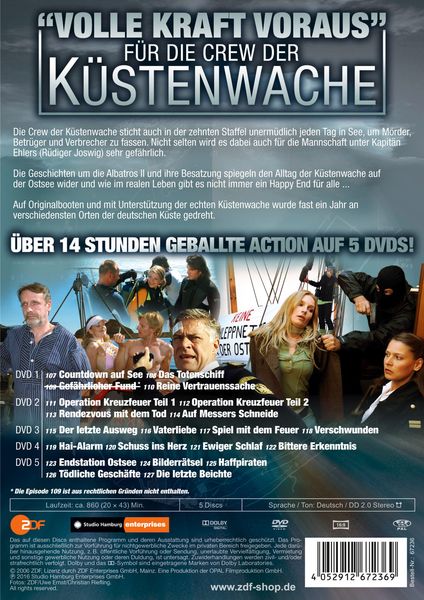 Produktbild: K&uuml;stenwache - Staffel 10 [5 DVDs]