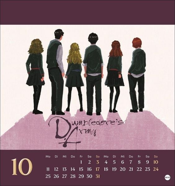 Produktbild: Harry Potter Postkartenkalender 2027
