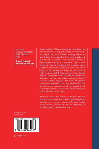 Produktbild: Dynamic Failure of Materials and Structures