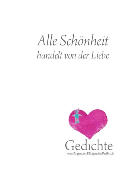 Produktbild: Alle Sch&ouml;nheit handelt von der Liebe