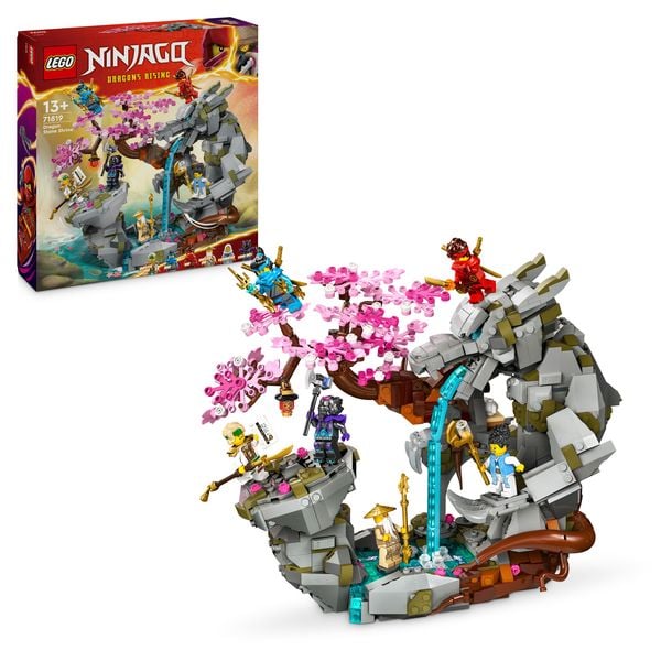 LEGO NINJAGO 71819 Drachenstein-Tempel Action-Spielzeug mit Ninja-Figuren