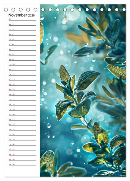 Produktbild: Kr&auml;uterfrische (Tischkalender 2026 DIN A5 hoch), CALVENDO Monatskalender