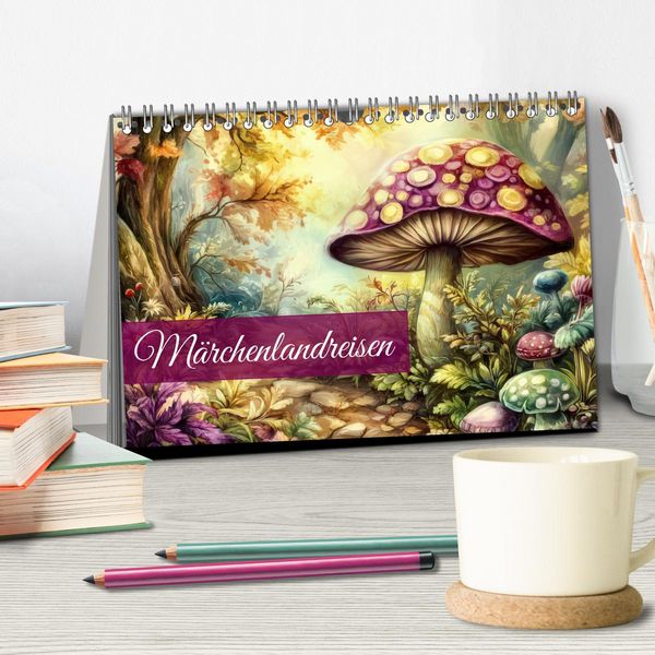 Produktbild: M&auml;rchenlandreisen (Tischkalender 2026 DIN A5 quer), CALVENDO Monatskalender