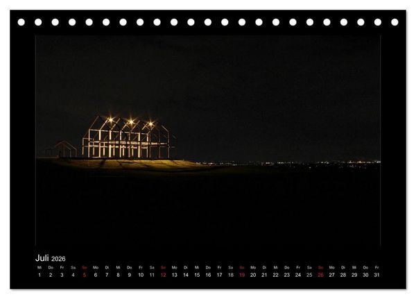 Produktbild: Extraschicht im Ruhrgebiet - Nachts ist es nicht dunkel! (Tischkalender 2026 DIN A5 quer), CALVENDO Monatskalender