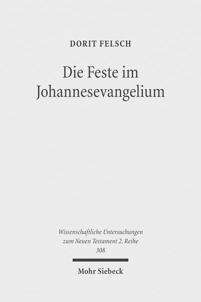 Produktbild: Die Feste im Johannesevangelium