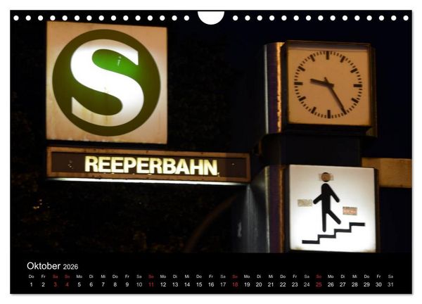 Produktbild: S&uuml;ndige Meile - Reeperbahnbummel (Wandkalender 2026 DIN A4 quer), CALVENDO Monatskalender