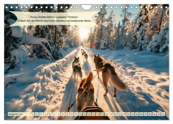 Produktbild: Abenteuerideen f&uuml;r Adrenalin Junkies (Wandkalender 2026 DIN A4 quer), CALVENDO Monatskalender