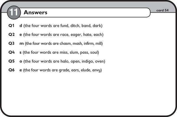 Produktbild: 11+ Verbal Reasoning Flashcards