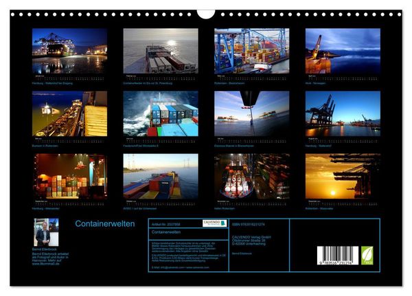 Produktbild: Containerwelten (Wandkalender 2026 DIN A3 quer), CALVENDO Monatskalender