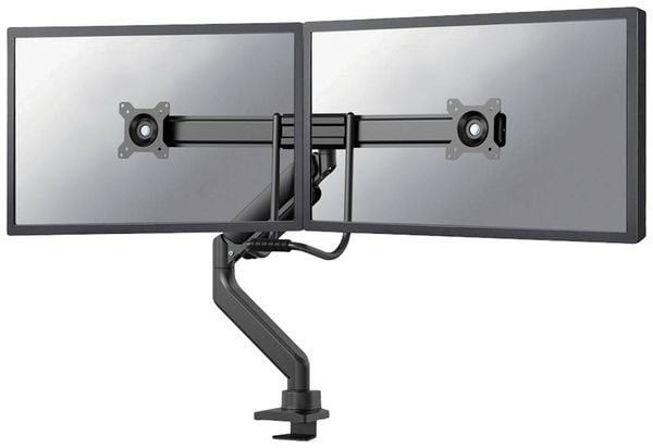 'Neomounts DS75-450BL2 2fach Monitor-Tischhalterung 43,2cm (17') - 81,3cm (32') Schwarz, Schwarz/Blau Höhenverstellbar, 