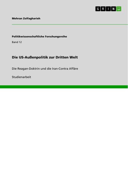 Produktbild: Die US-Au&szlig;enpolitik zur Dritten Welt