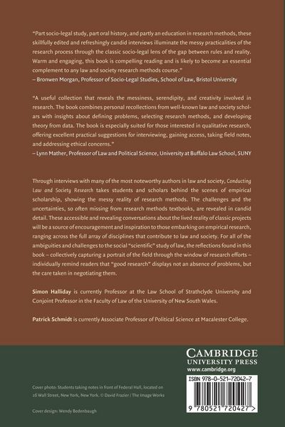 Produktbild: Conducting Law and Society Research