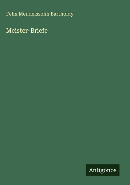 Produktbild: Meister-Briefe