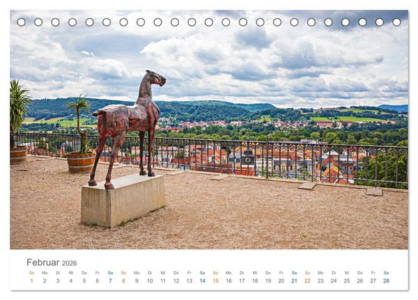 Produktbild: Rudolstadt - im Tal der Saale (Tischkalender 2026 DIN A5 quer), CALVENDO Monatskalender