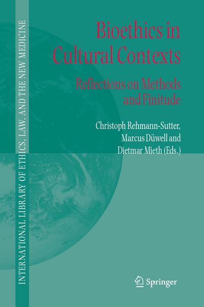 Produktbild: Bioethics in Cultural Contexts